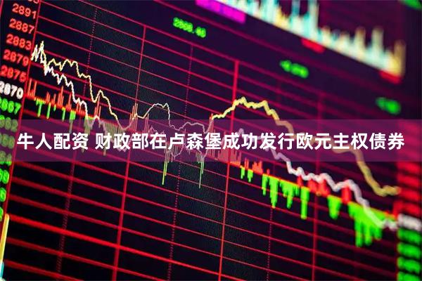 牛人配资 财政部在卢森堡成功发行欧元主权债券