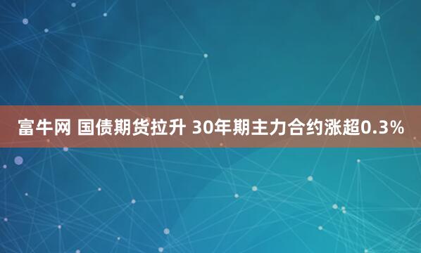 富牛网 国债期货拉升 30年期主力合约涨超0.3%